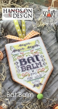 Hands On Design Scary Apothecary Series hd-172 Bat Balm PCS + XSD