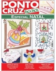 Faça Fácil Ponto Cruz - Especial Natal - Year 1 No.6 - 2023 - Portuguese
