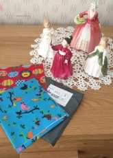 Colourful Material For Doll Clothes