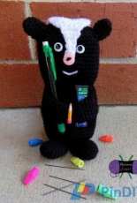 Blackstone Designs- Sonya Blackstone- Skunk Pencil Holder