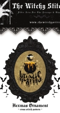 The Witchy Stitcher - Hexmas Ornament PCS + XSD