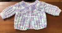 Amely crochet baby jacket