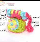 TootyLou :crochet Telephone Pattern