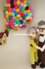 Unique Crochet Patterns - Unique Anatolia - Carl and Ellie Inspired Amigurumi Dolls Pattern