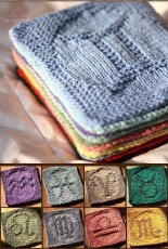 Zodiac Cloths-Washcloth/Dishcloth by Kris Knits