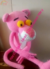 Pantera rosa terminada 54 cm