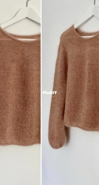 Espace Tricot Mousseux Sweater by Melissa  Clulow - Espace Tricot - French