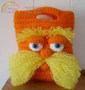 Knotty Hooker Designs - Lorax Purse or Treat Bag