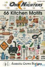 Jeanette Crews Designs JCD One Nighters 484 - 66 Kitchen Motifs