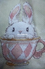 rabbit in a cup finished
