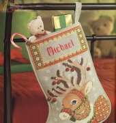 Reindeer Stocking from Cross Stitch Christmas A Season To Remember 2010