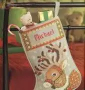 Reindeer Stocking from Cross Stitch Christmas A Season To Remember 2010