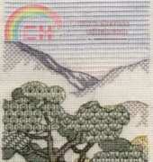 Derwentwater CB07 - Mountain Pines (Blackwork)