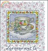 JCA 02167 Rosetime Tea - English, Spanish, French