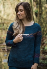 Sunset Lines by Meg Roke - Fall with SweetGeorgia, Vol. 5 by SweetGerogia Yarns Collections