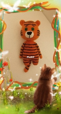 Crochet tiger