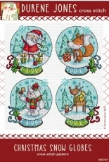 Durene Jones Cross Stitch DJXS2257 - Christmas Snow Globes