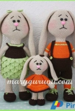 Marygurumi - Marylin Leveugle - Coupechou Family- French