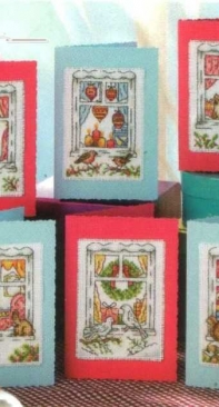 Christmas Windows by Susan Bates from Cross Stitch Card Shop 92 XSD