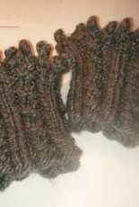 Boot Cuffs with Picot Edge