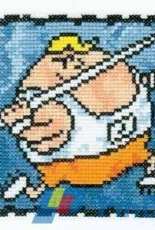 Heritage Stitchcraft Squircles QSJK032 Javelin Jake by Peter Underhill