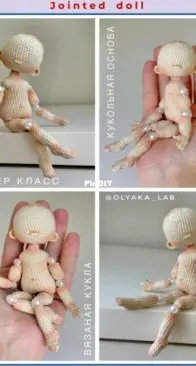 Olyaka Lab - Olga Nizhibetskaya - Doll base, Jointed Body -  English Translate