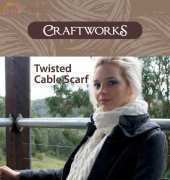 Craftworks-Twisted Cable Scarf