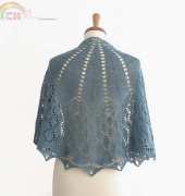 Raindrop Shawlette by Kyoko Nakayoshi