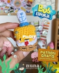 Nuna Amigurumis - Victoria Millicay -  SpongeBob SquarePants - Bob Esponja - Spanish - Free