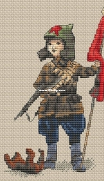 Little Soldiers - Little Red Guardsman by Ekaterina Meshkova / Екатерина Мешкова