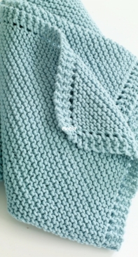 Diagonal Comfort Blanket by Lion Brand Yarn - Free