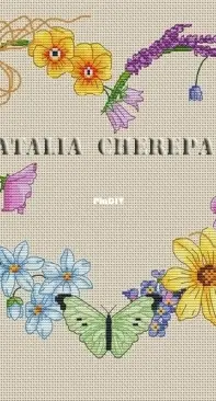 Heart of flowers by Natalia Cherepanova