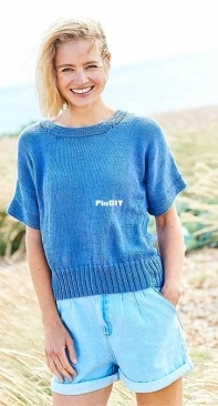 Tees with V or Round neck by Stylecraft Yarns-Free