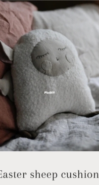 Efi Little Things - Elena Iliyasova - Easter Sheep Cushion - Free