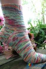 Shelves Upon Shelves Socks by Erica Lueder/Dreams in Fiber-Free