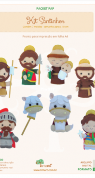 Timart - Kit Santinhos - Portuguese