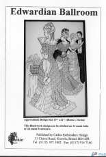 Catkin Embroidery Designs Edwardian Ballroom - Blackwork
