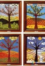 Seasonal Quartet from Burda special E588 1981
