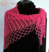 Yarn Pumpkin Designs - Nancy L Drew - Catkins Lacy Shawl