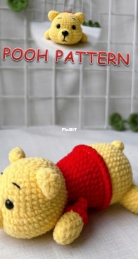 MjaLisa Crochet - Mason - Winnie the Pooh and Friends - Pooh, Piglet, Tiger, and Eeroye