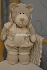 Knitting By Post  - All In One Bear