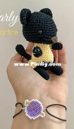 Artistic Dolls Crochet - Marly the Marten - Marly La Martre - French - Free