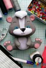Rukodelion - Skunk Felt Pattern - Russian Free
