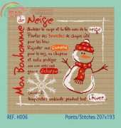 Lili Points H006 - Mon Bonhomme de Neige