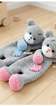 Amigurumi Today - Unknown Designer - Teddy Bear Snuggle Toy - free