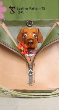 Aiko leather bag - Leather pattern TS
