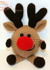 Made by Mary - Mary Smith - Rudolph the Reindeer Noggin Pal