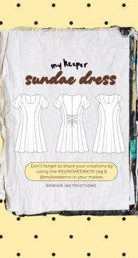 My Keeper NZ - Sera Sarah Choat - Sundae Dress - Sizes 6-22