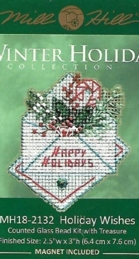Mill Hill Winter Holiday Collection MH18-2132 Holiday Wishes