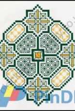 Elizabeth Almond FR0017 Hint Of Lemon -Blackwork pattern- Free